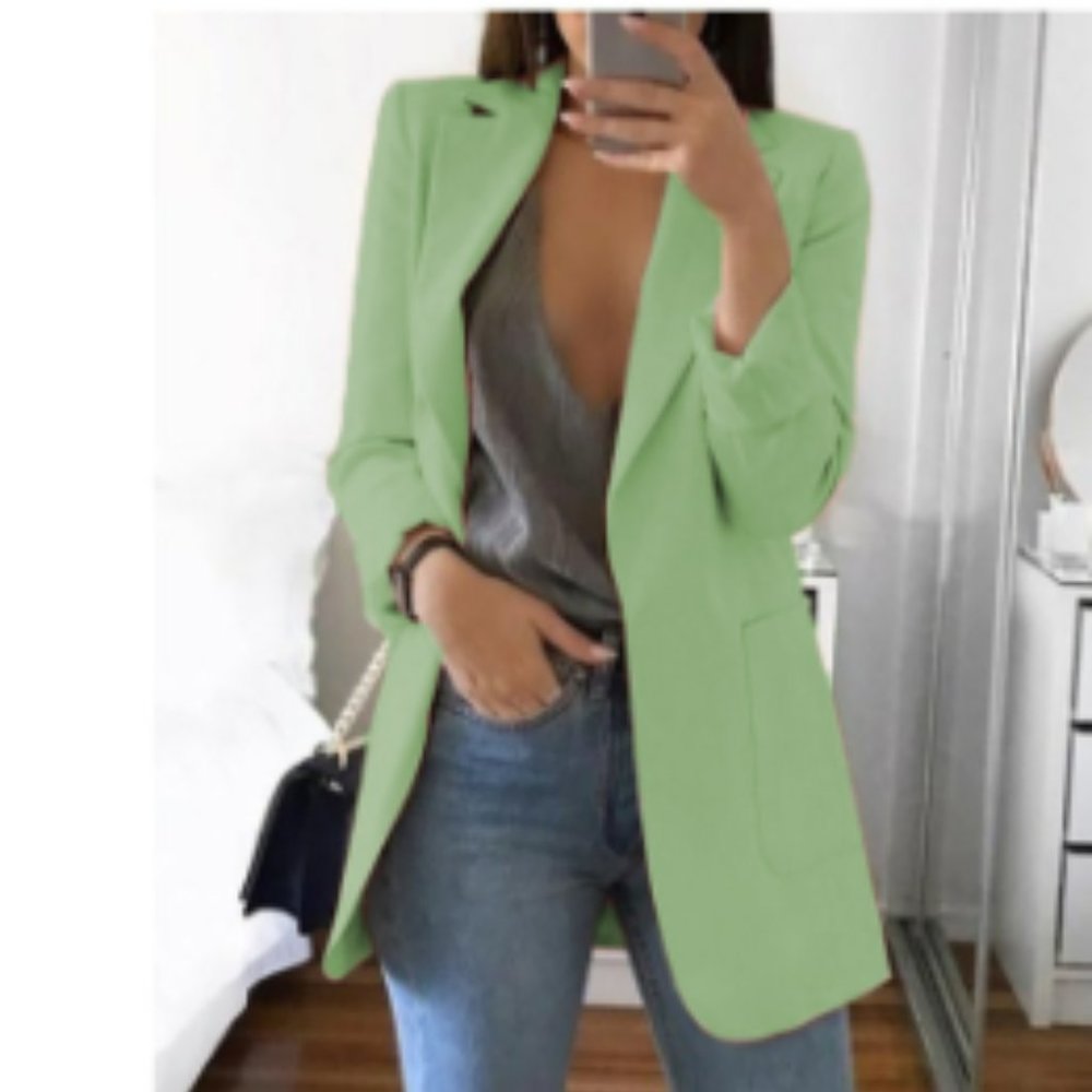 Lime Green Essential Blazer